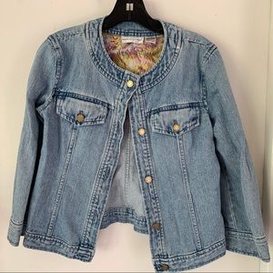 Cute Dana Buchman Jean jacket in mint condition❤️FINAL MARKDOWN❤️